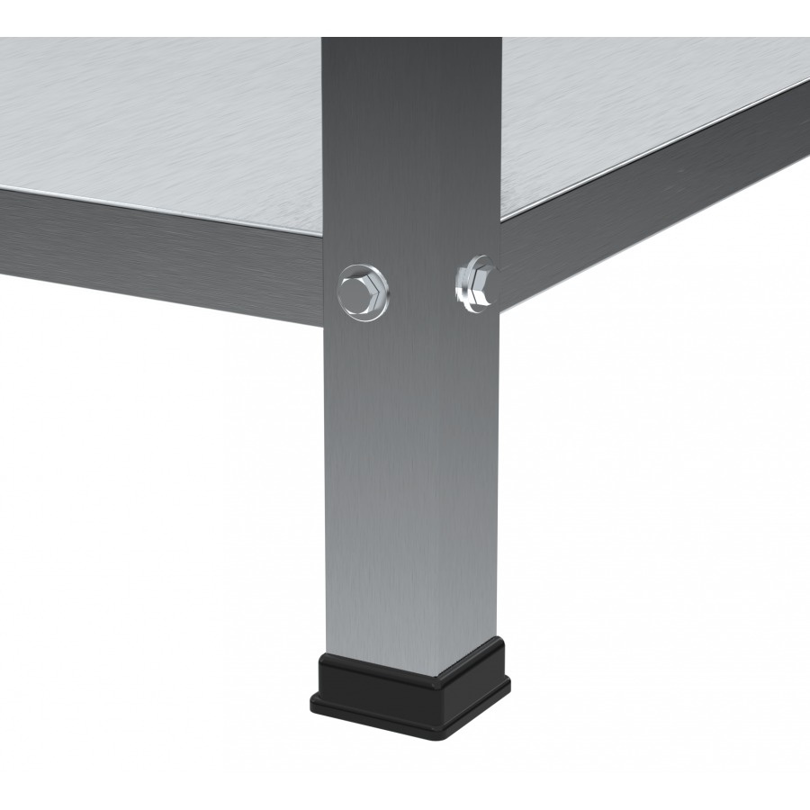 Mesa de Inox Paneleiro Liso Cego 60 x 60 - Aisa